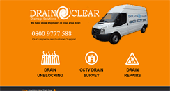 Desktop Screenshot of drain-clear.com